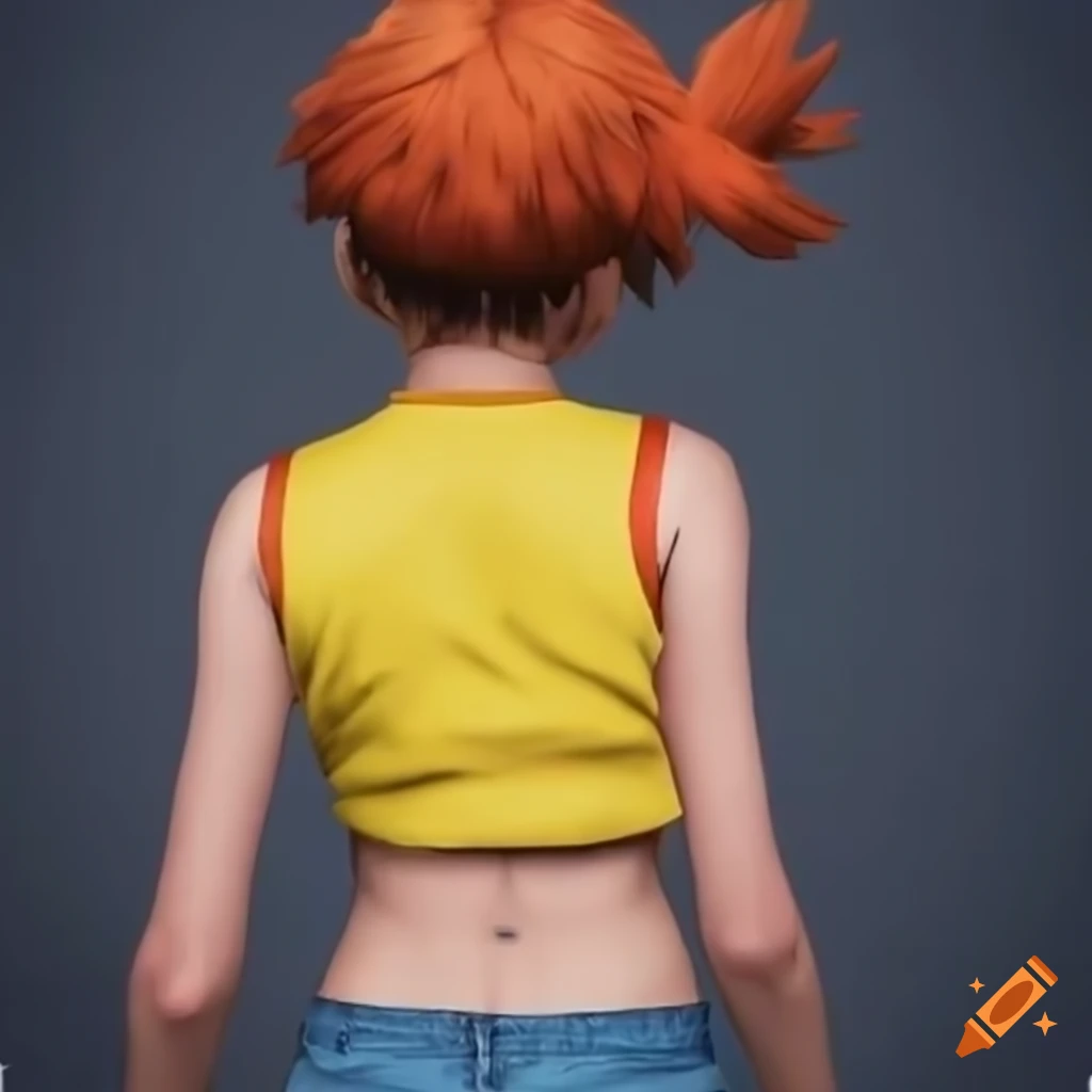 Ultra realistic depiction of Misty from Pokemon on Craiyon