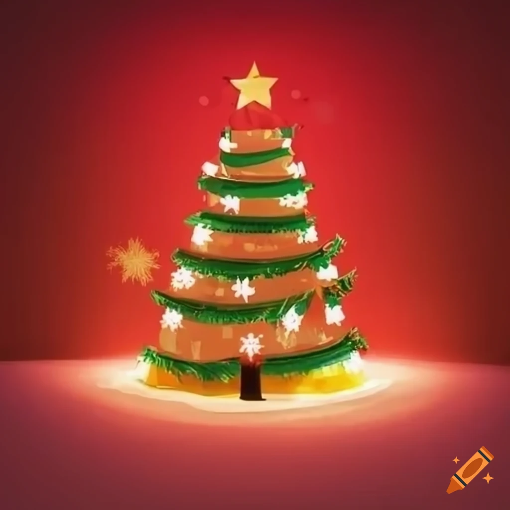 Christmas inspired supermarket banner in red and yellow