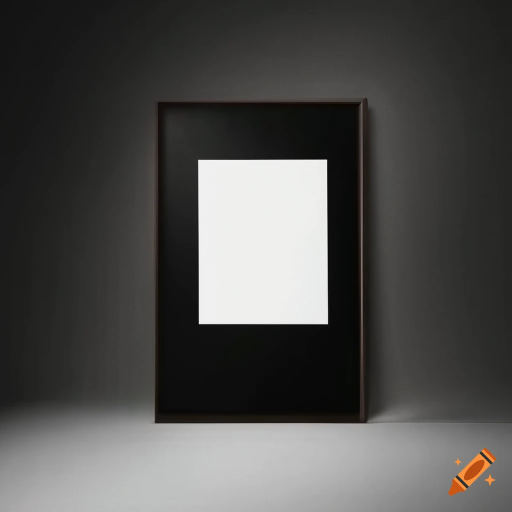 elegant black Bauhaus poster