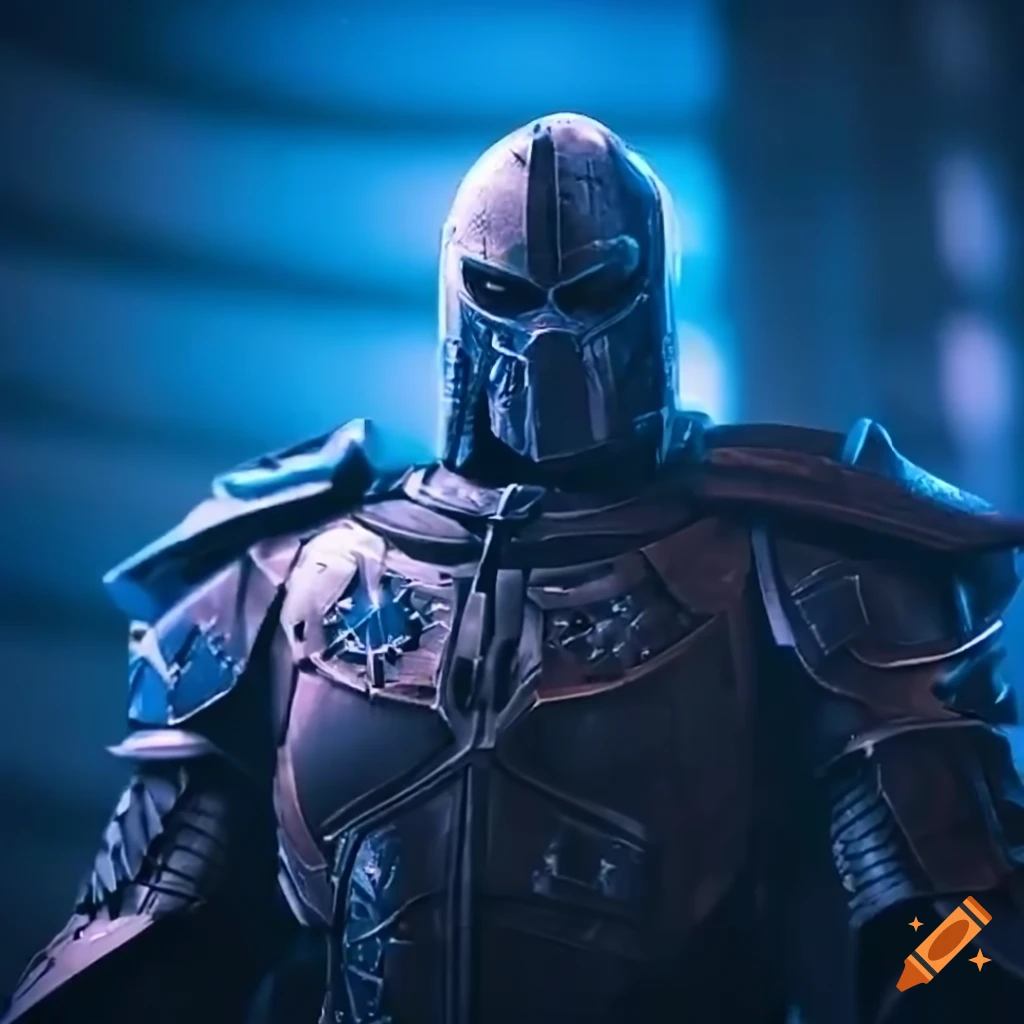 image of armored knights meeting in a grand cathedral hall