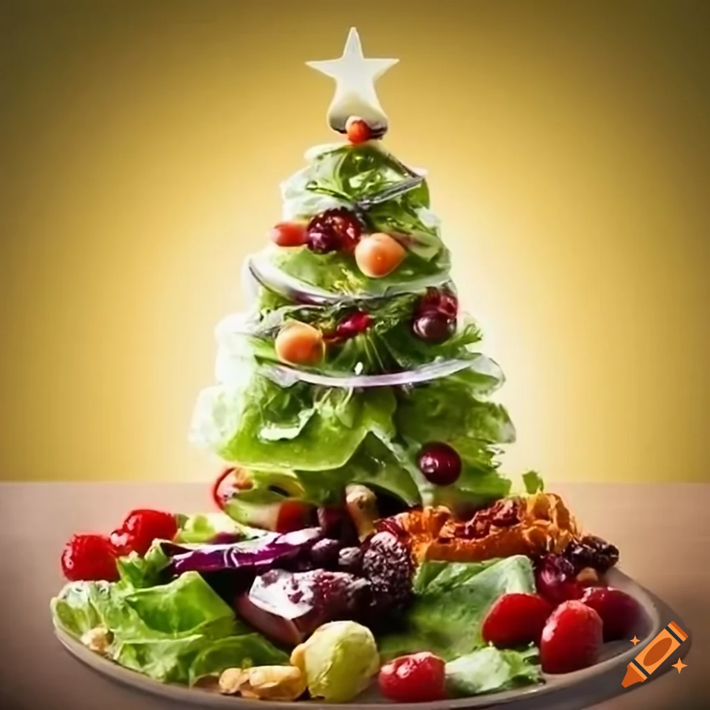 festive Christmas salad for your salad bar