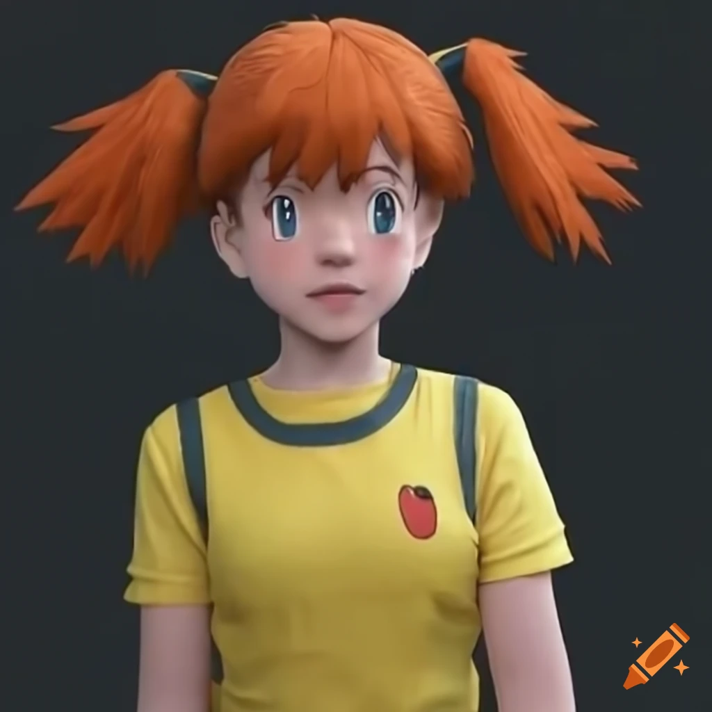 Ultra realistic depiction of Misty from Pokemon on Craiyon