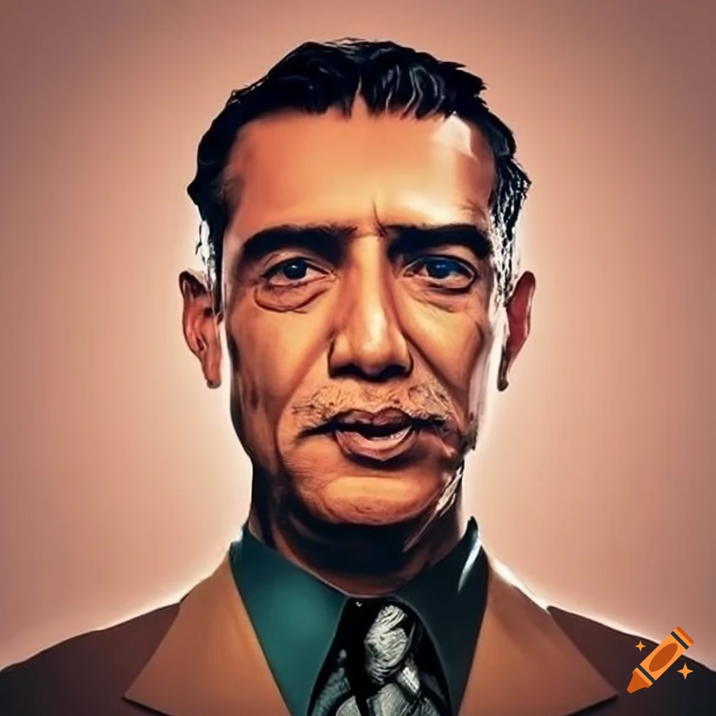 Portrait Of A Wealthy Mexican Man