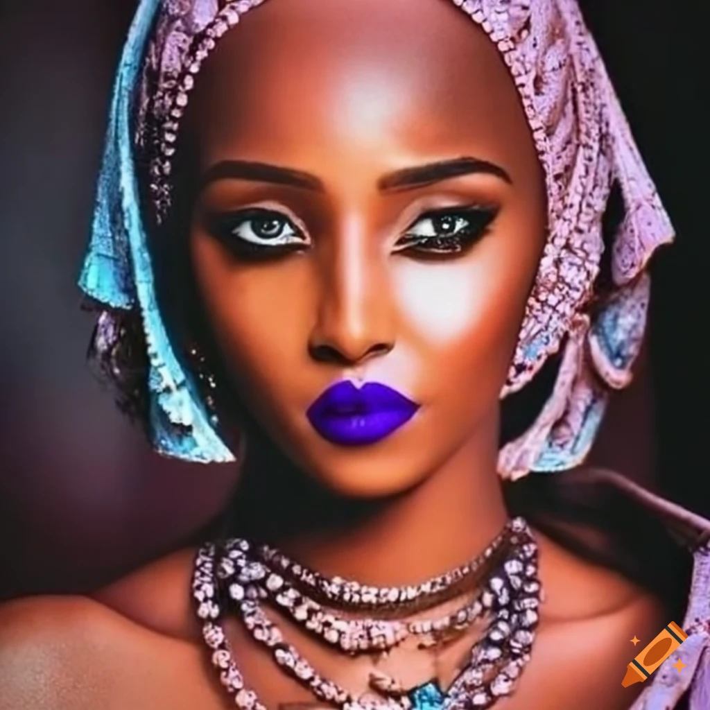 Portrait of a beautiful somali woman