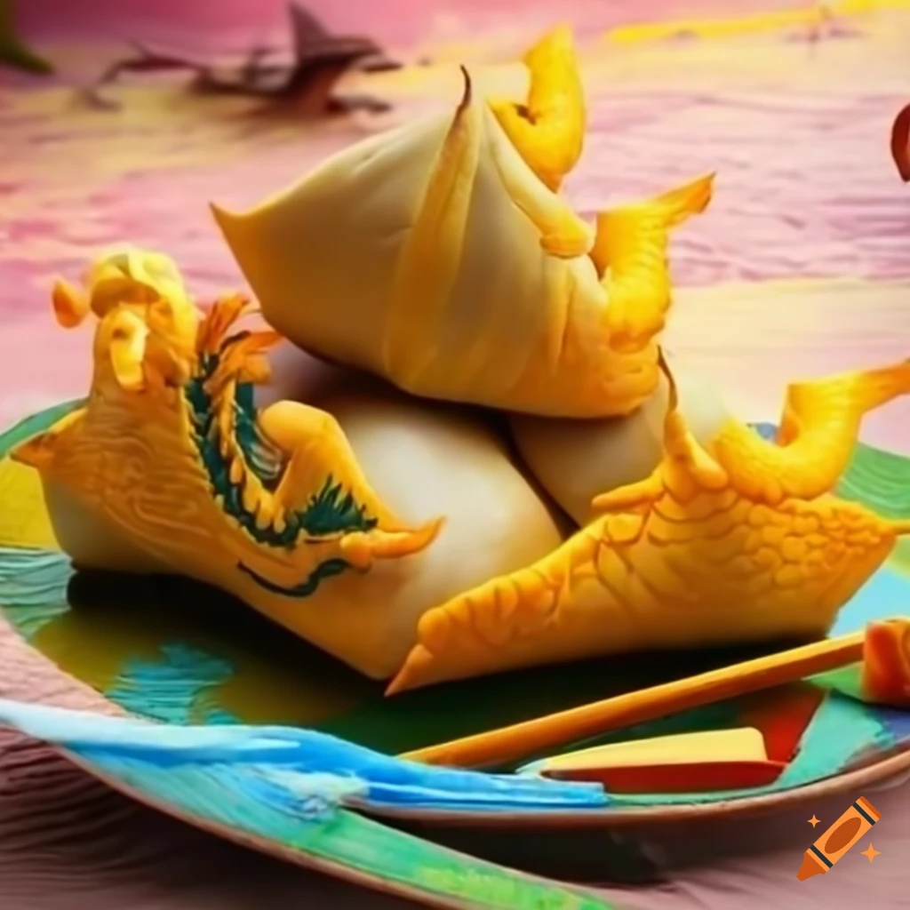 Delicious rice dumpling for dragon boat festival