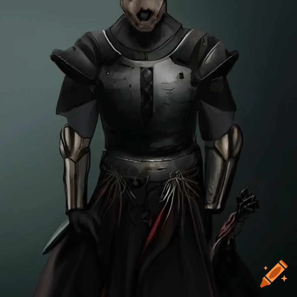 otter wearing black armor