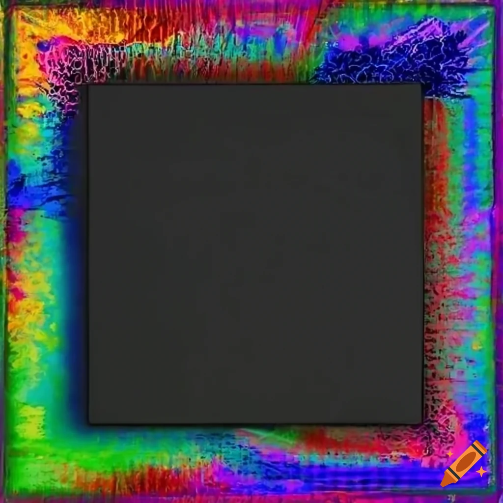 Artist canvas transforming into code art on Craiyon