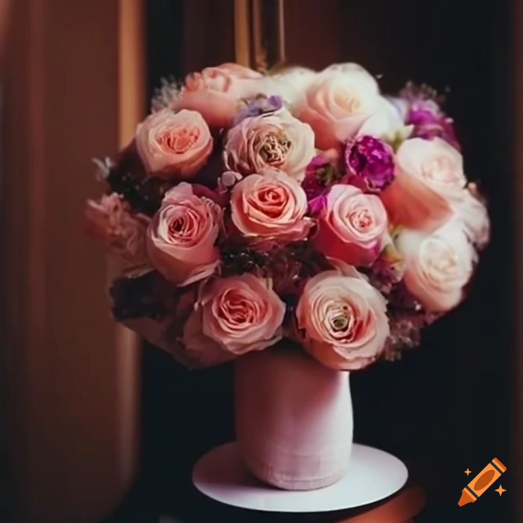 extravagant bouquet of flowers
