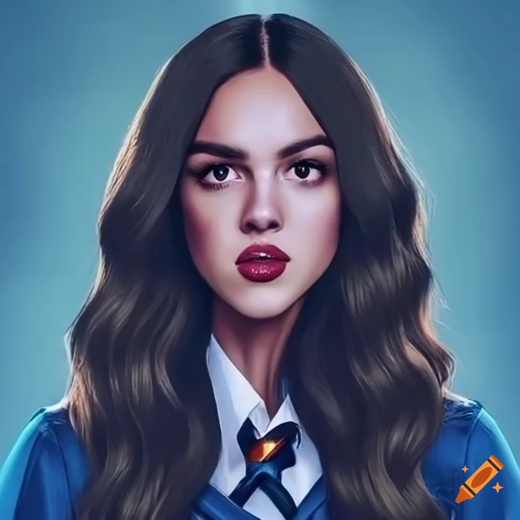 Olivia Rodrigo as a Ravenclaw student