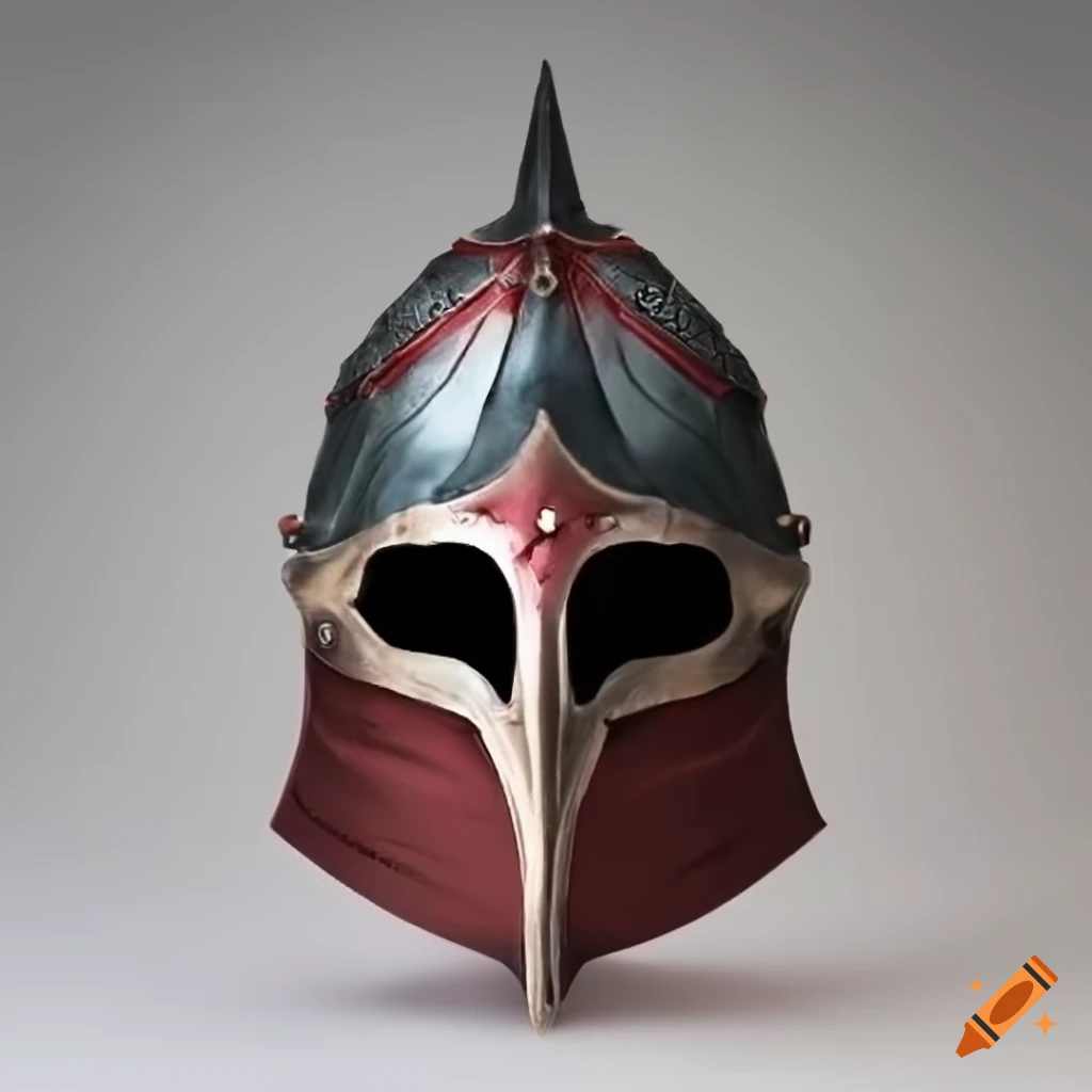 symmetrical plate dragon helmet