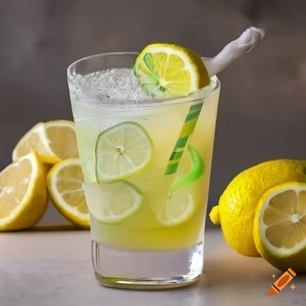 Refreshing lemon beast drink