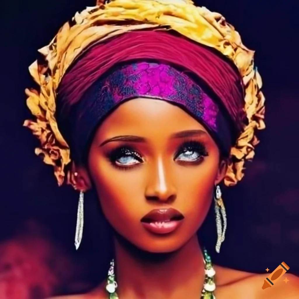 Portrait of a beautiful person from somalia