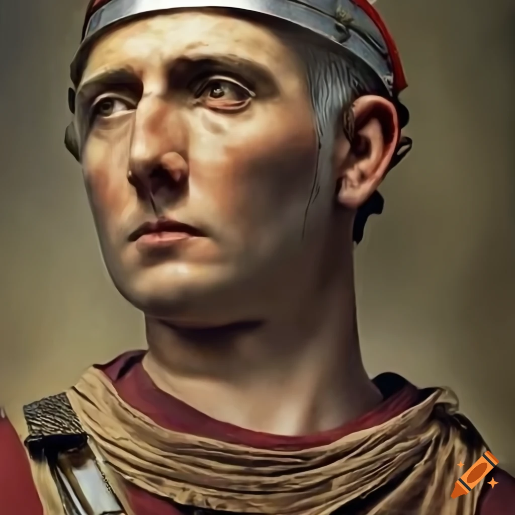 photo of an ancient Roman legionary