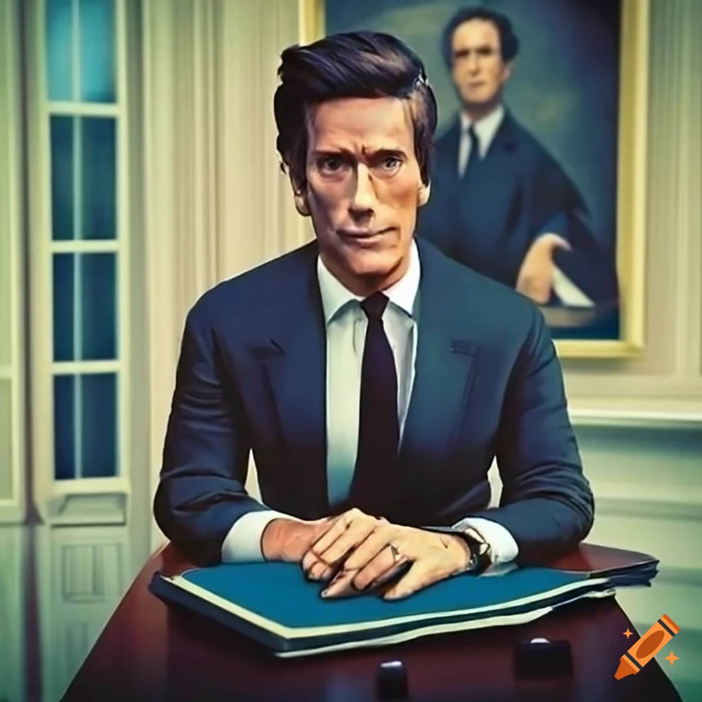 David Muir in the Oval Office
