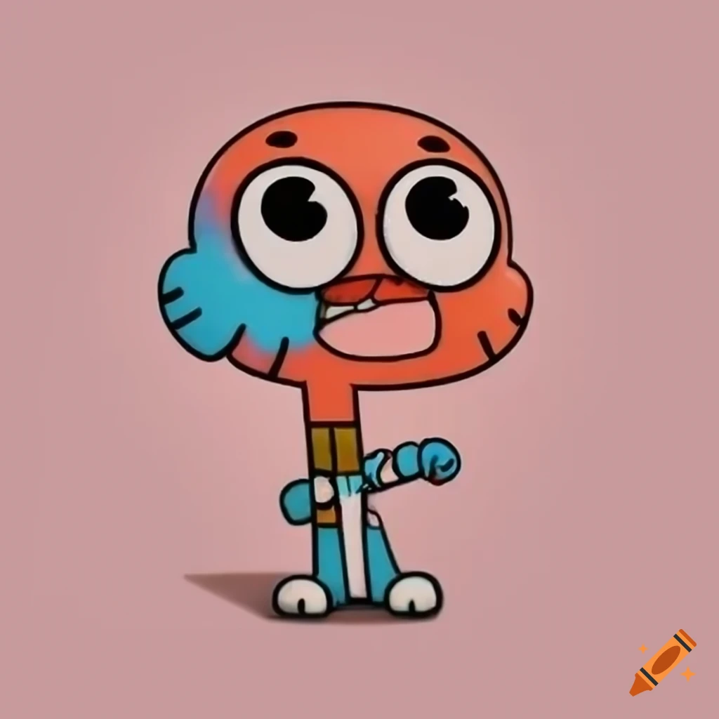 cartoon image of a gumball character
