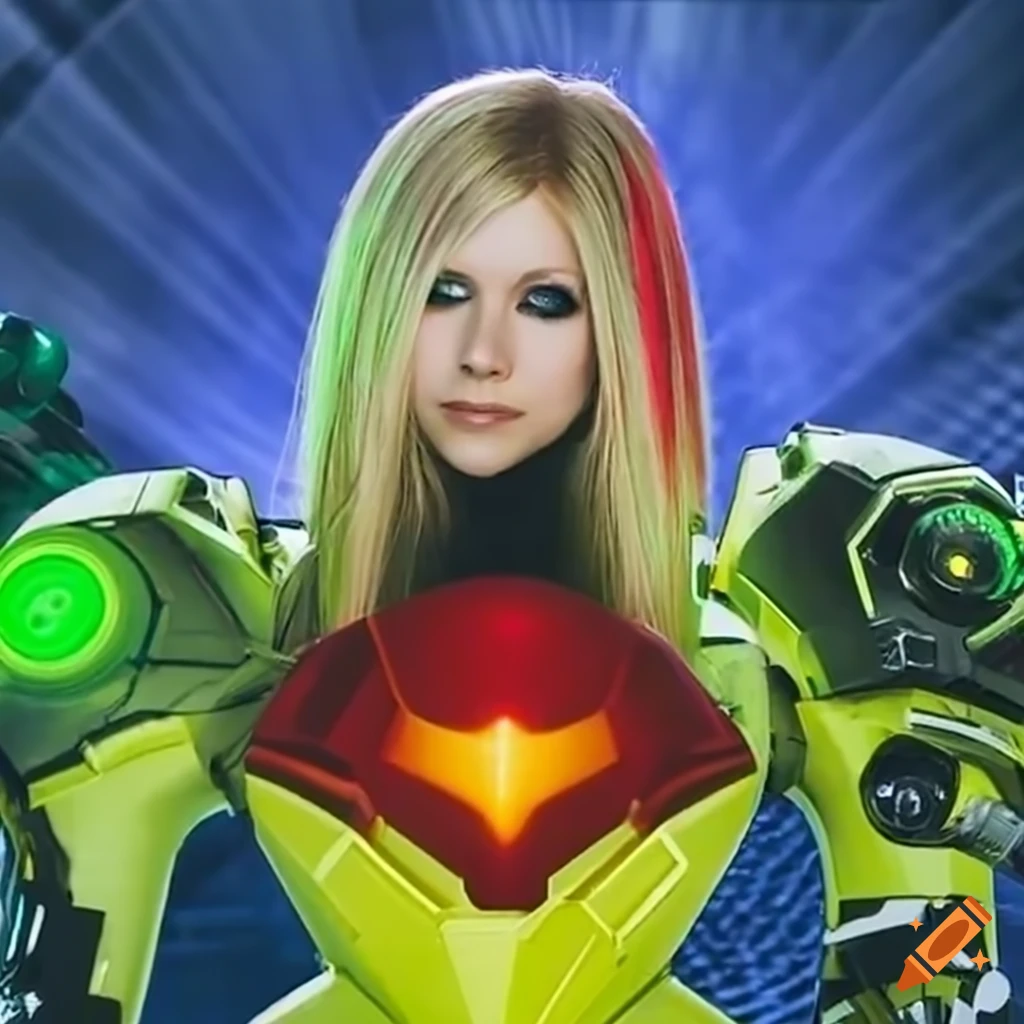Avril lavigne dressed as metroid