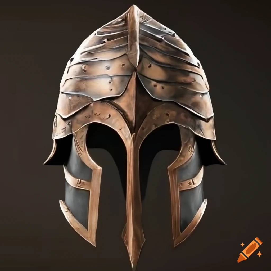symmetrical plate dragon helmet