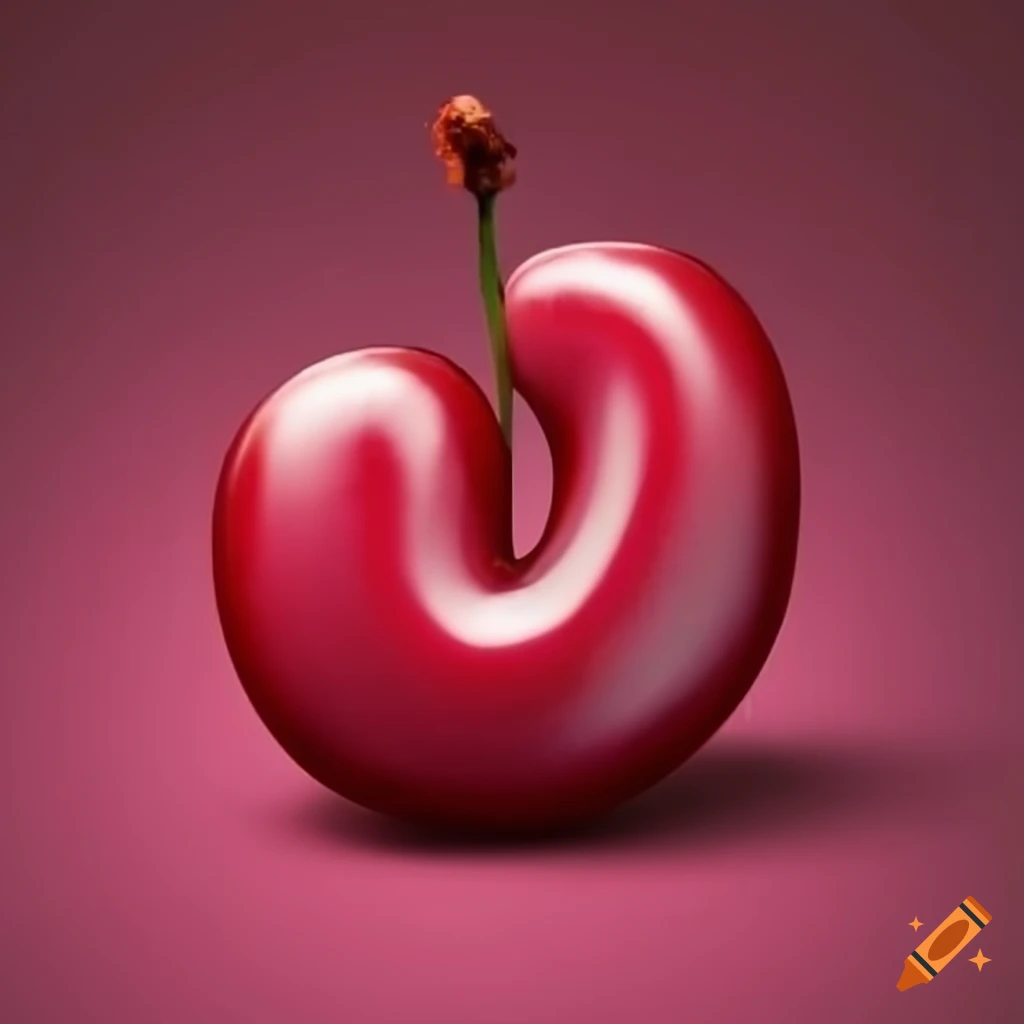 Cherry-shaped letter o