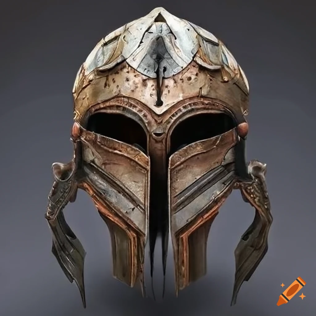 symmetrical battle helmet