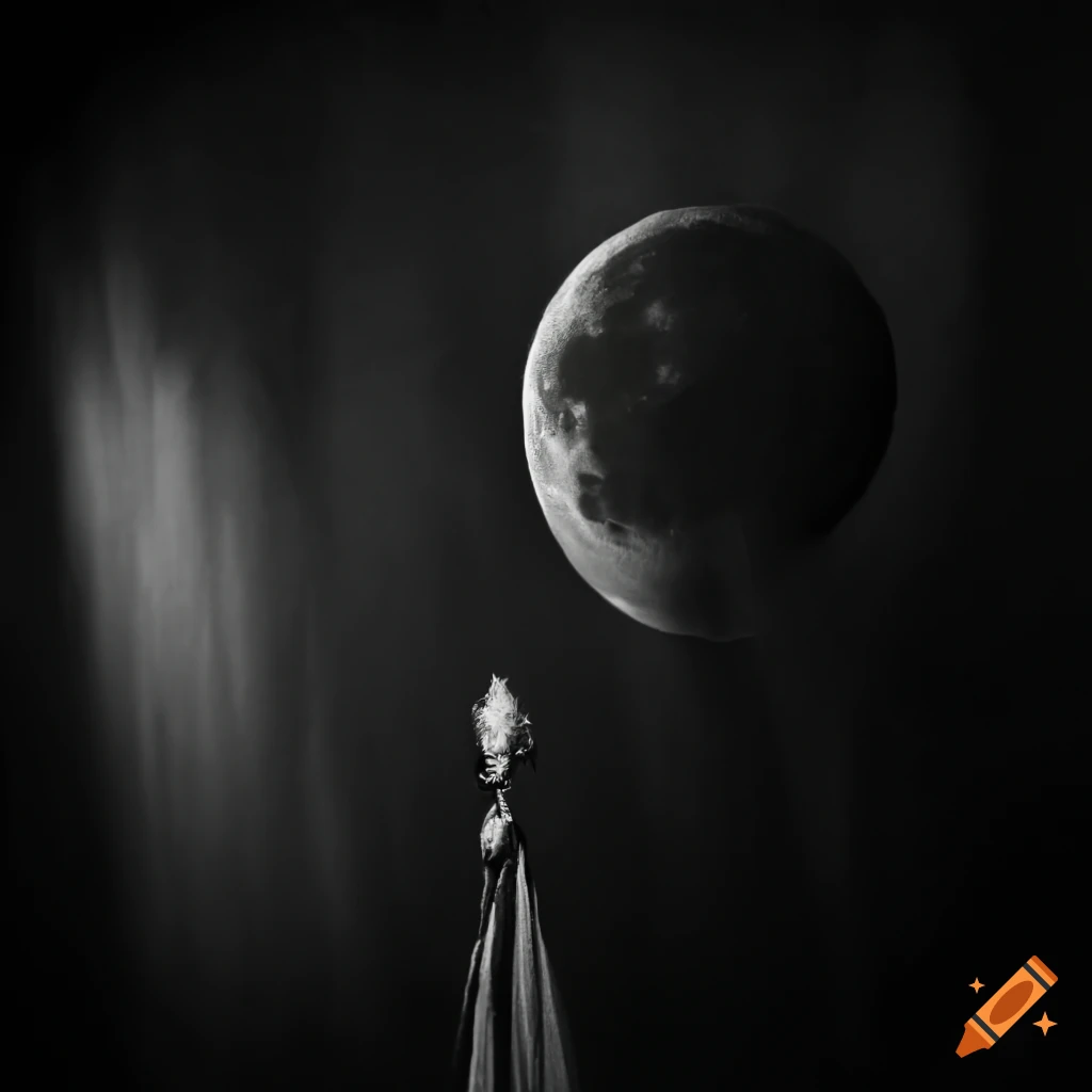 image of Tarot card: Five of Wands in the Moon position