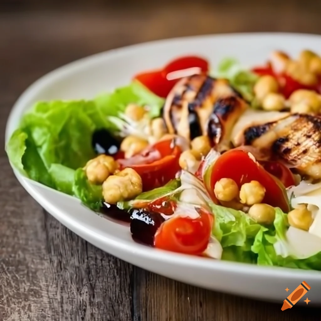close up shot of an Italian salad