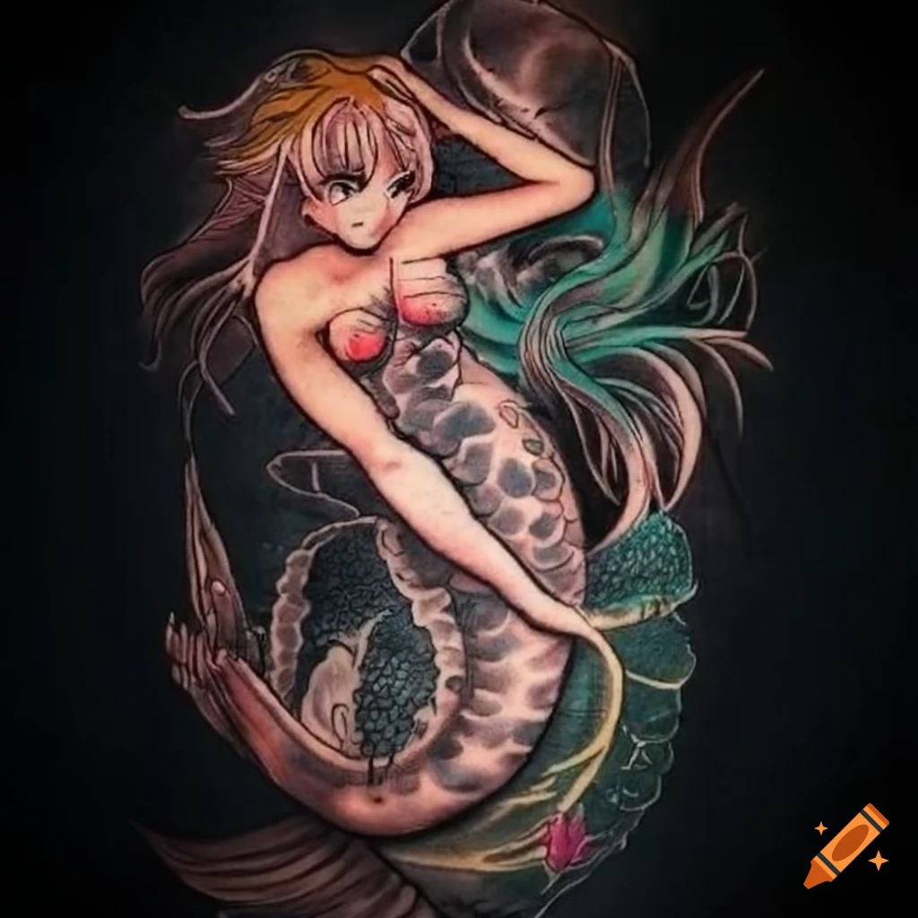 Move over Ariel, there's a NEW sea goddess in town! #InkMaster #Tattoo... |  TikTok