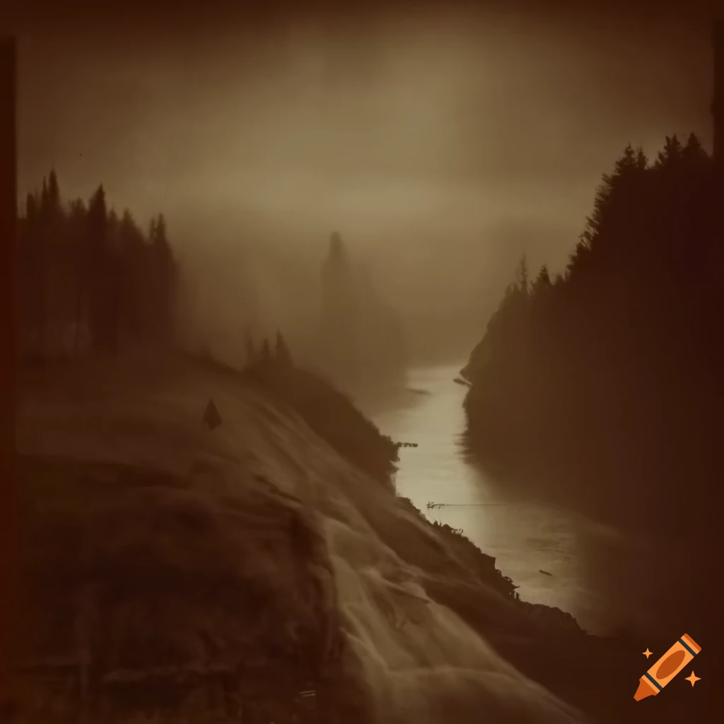 sepia movie poster in Soviet style