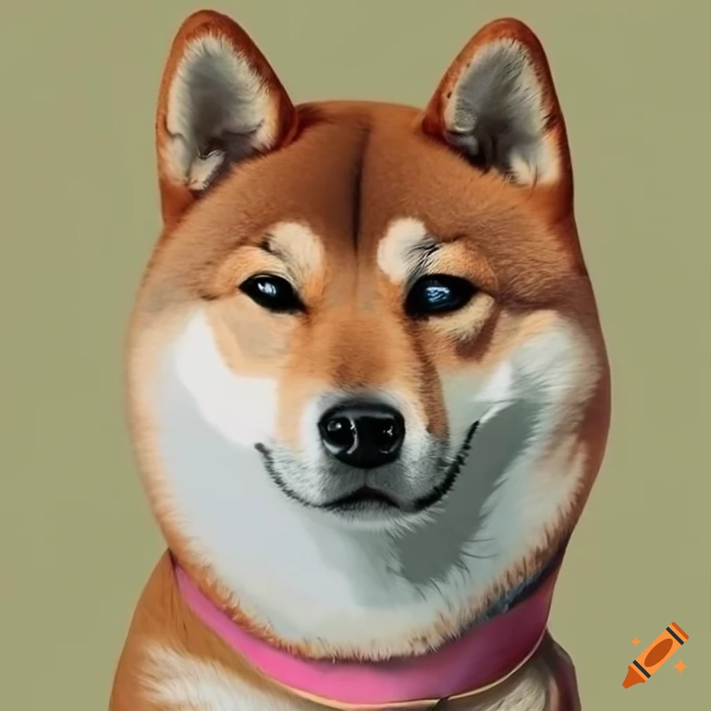Shiba inu with beautiful coloration