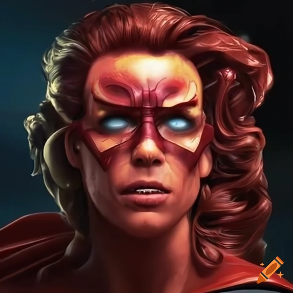 Superhero with mind control and molecular vision eyes