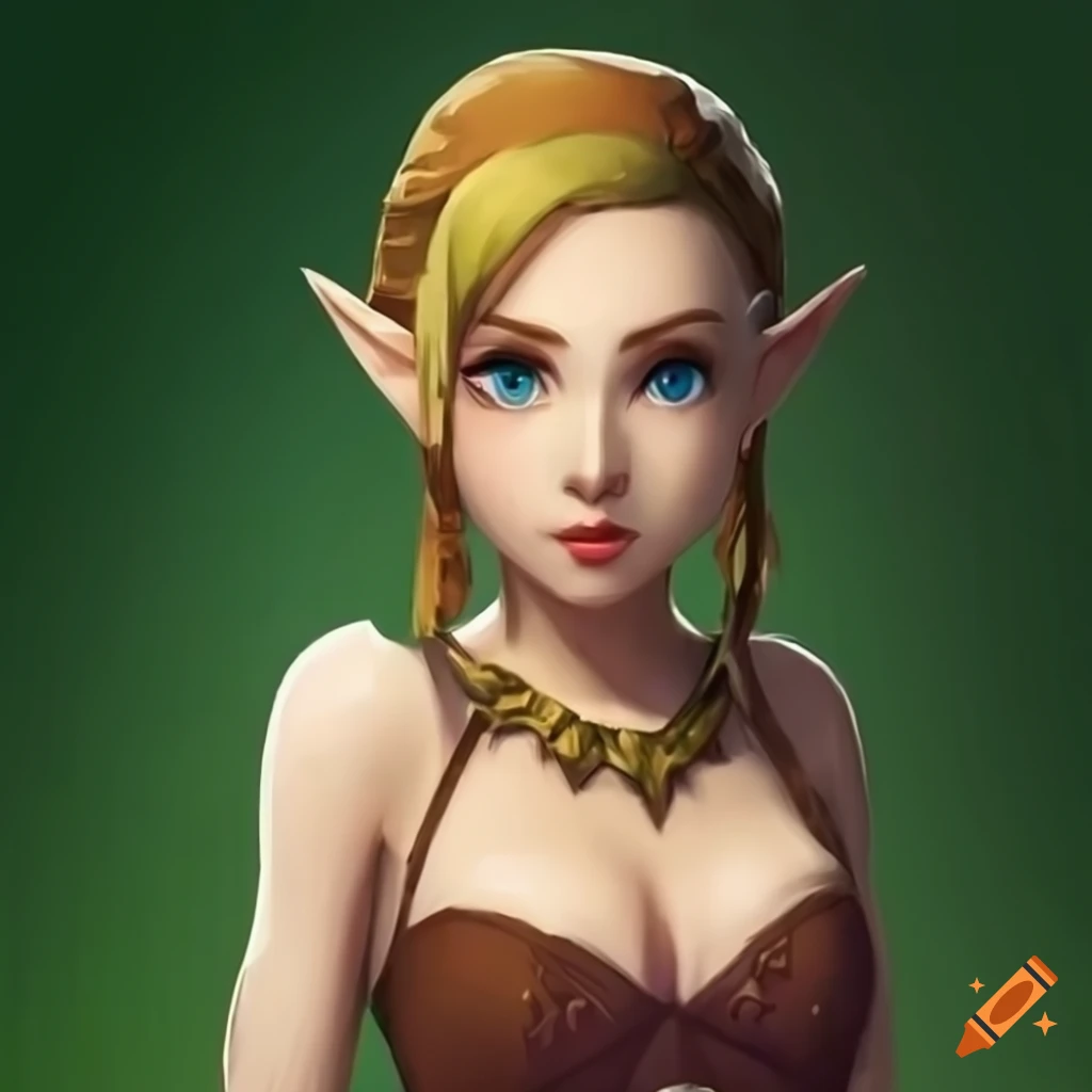 female-link-from-legend-of-zelda-in-elegant-attire-on-craiyon