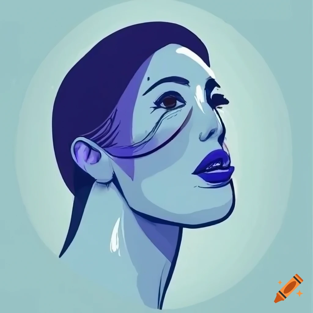 artistic drawing of a human