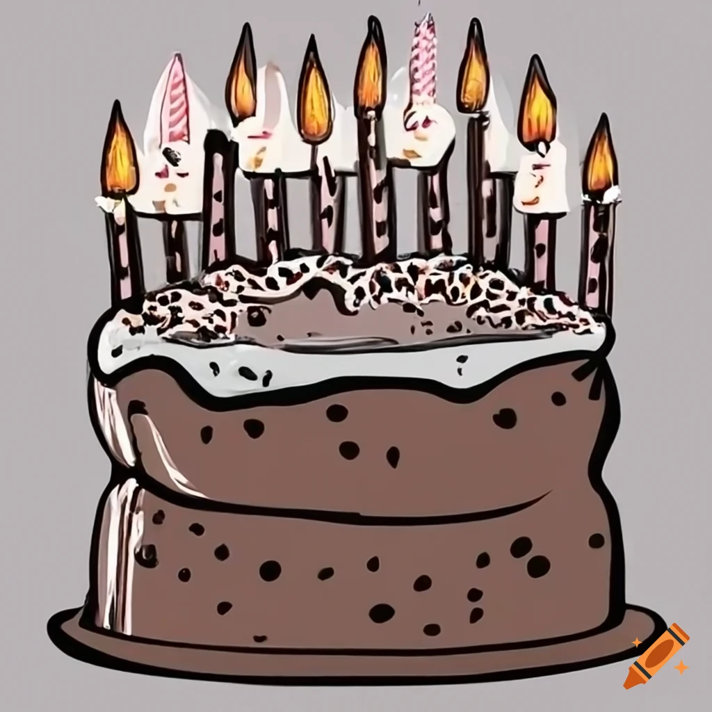 Chocolate Birthday Cake With 10 Candles On Craiyon chocolate-birthday-cake-with-10-candles-on-craiyon
