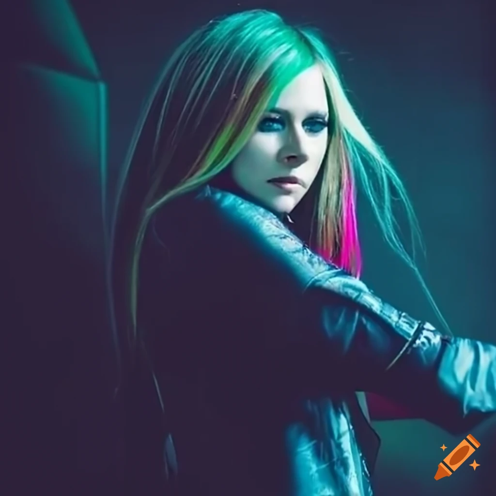 Avril lavigne cosplaying as metroid