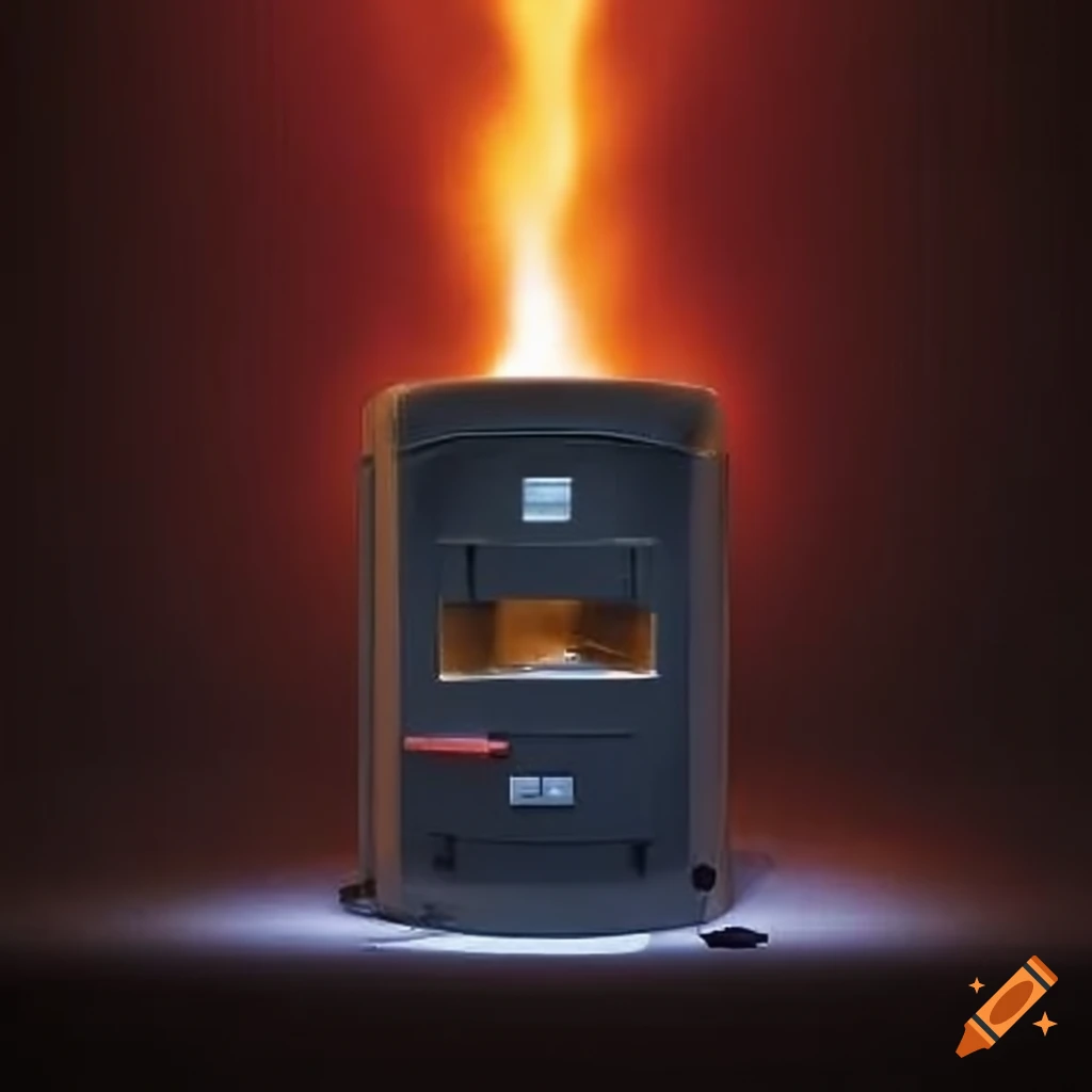 Image of a basement furnace