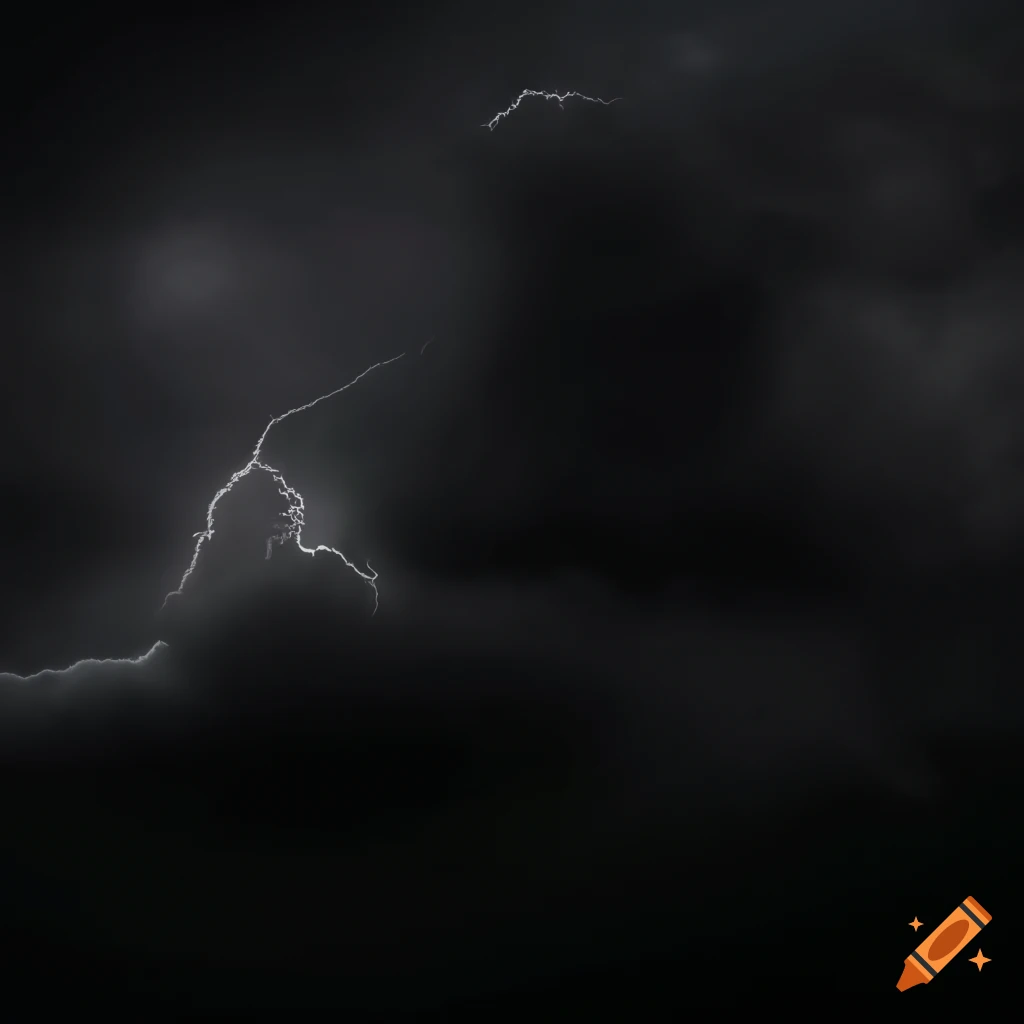 Dark background with faint thunder rumbling