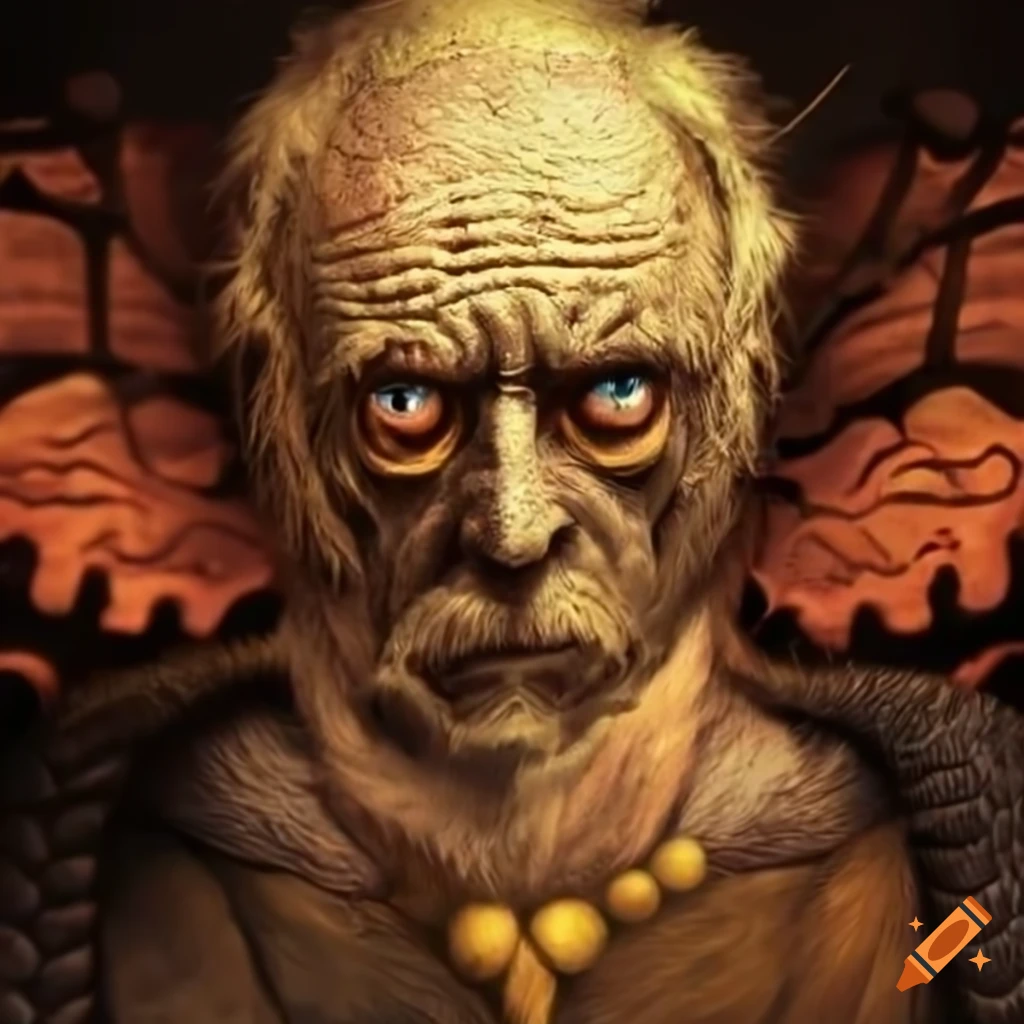 artwork of a philosophical Mothman