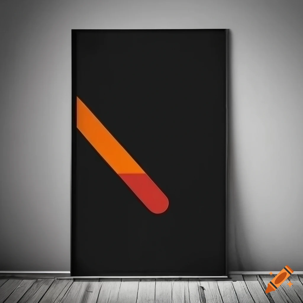 luxurious black Bauhaus poster