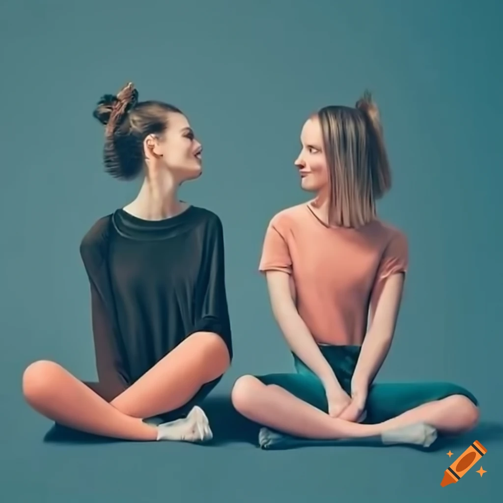 two best friends having a conversation
