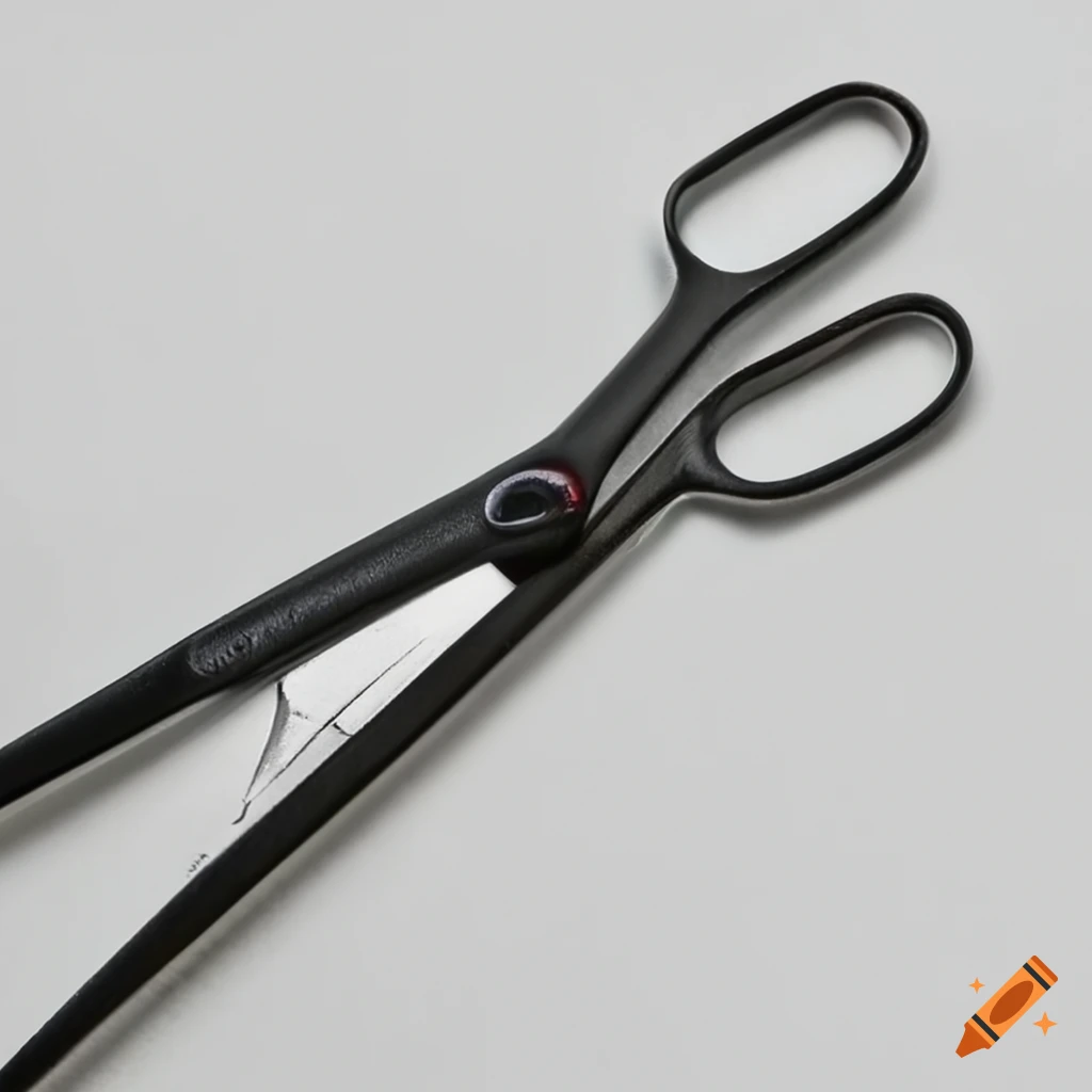 Roundedtip scissors for safe cutting