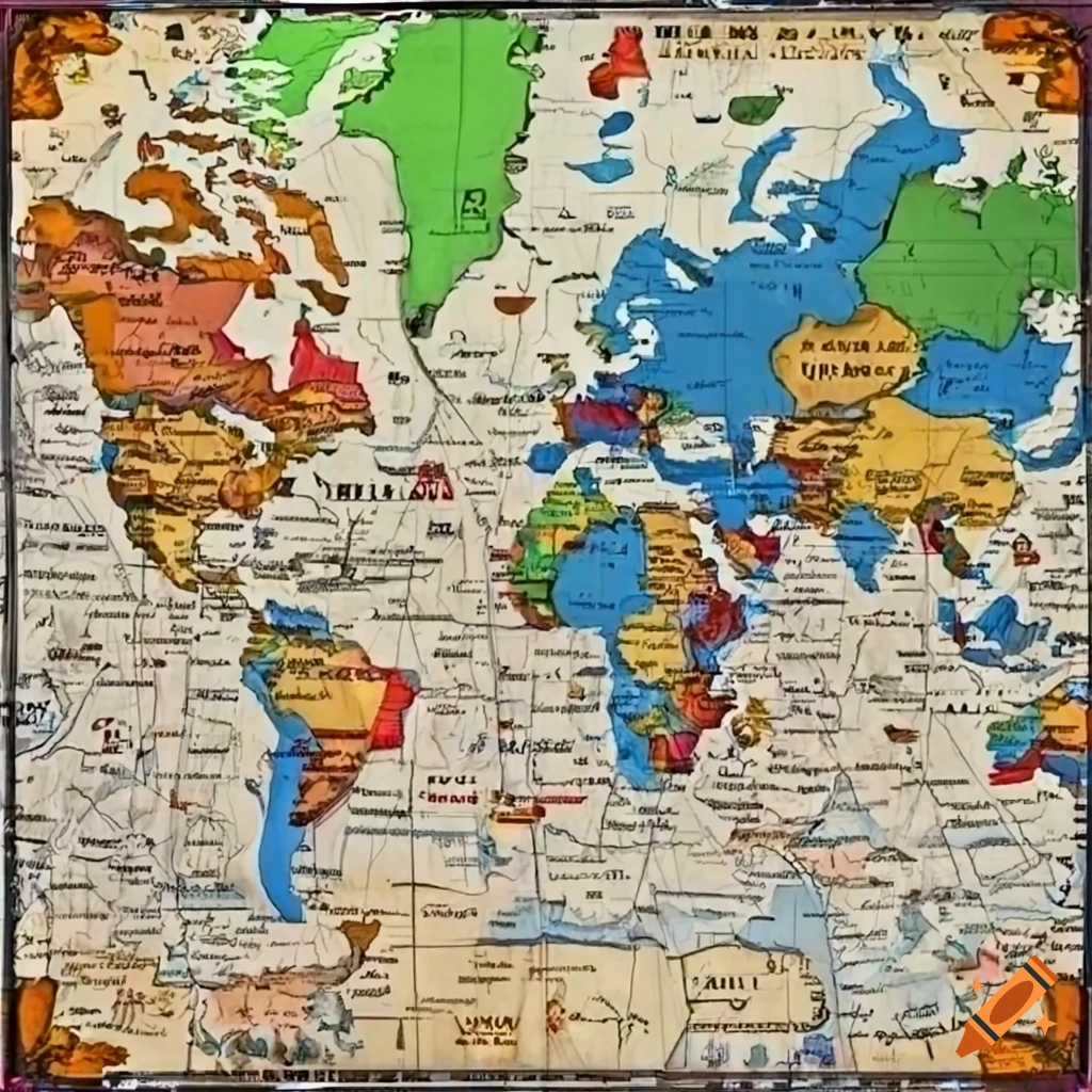 world map showcasing diversity and cultures