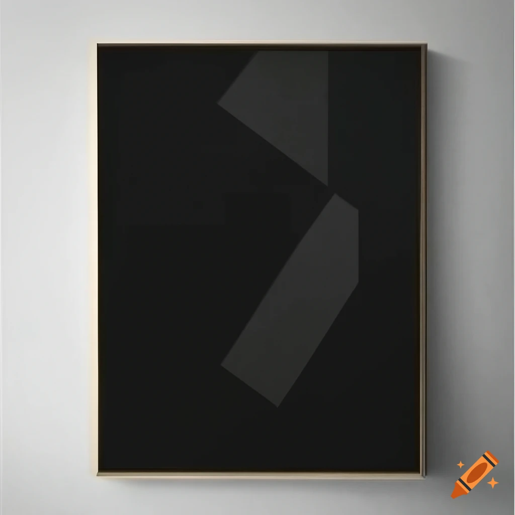 black and elegant Bauhaus poster