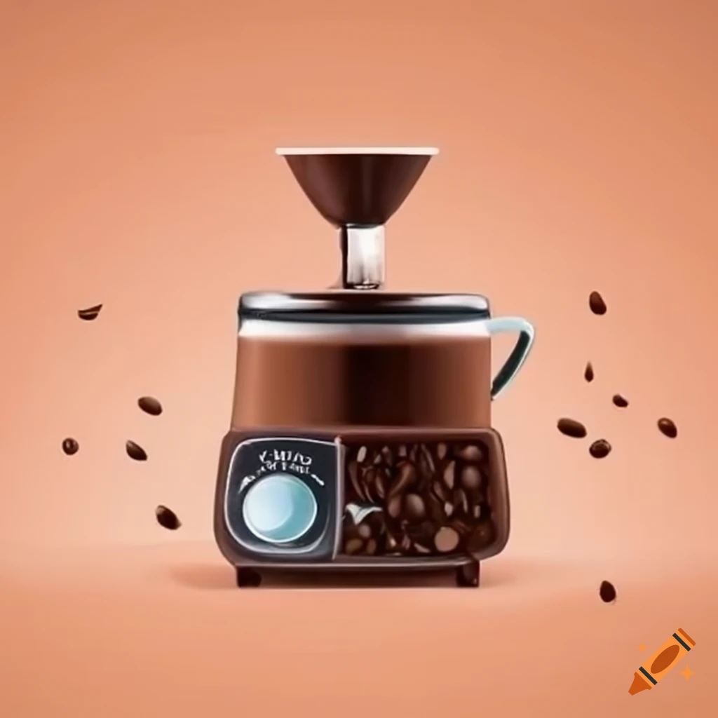 Coffee grinder with builtin timer on Craiyon