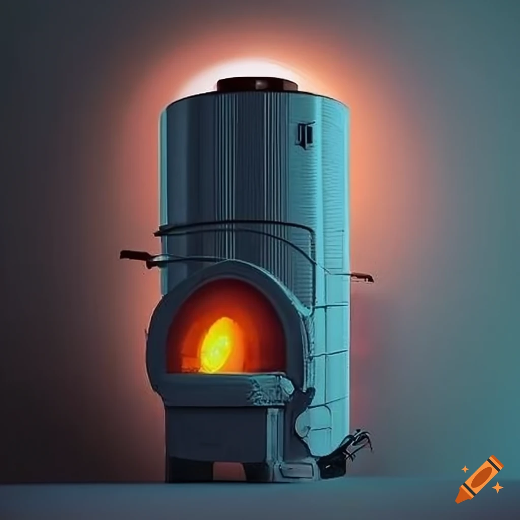 Image of a basement furnace on Craiyon