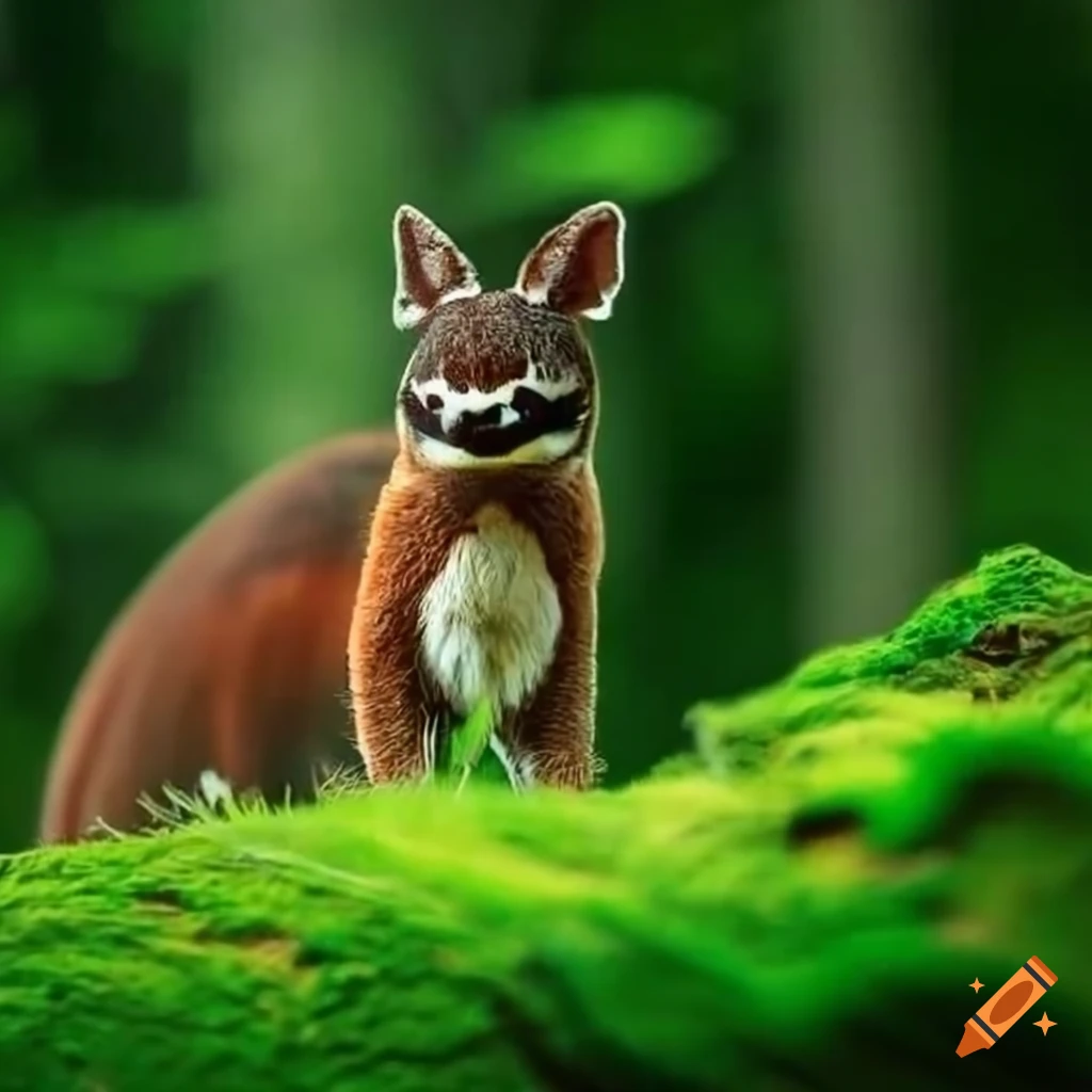 Ein zentauren in einem wald, der in die sterne schaut