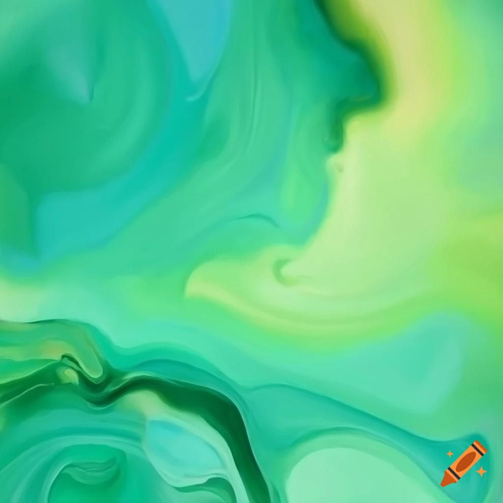 Pastel green abstract art on Craiyon