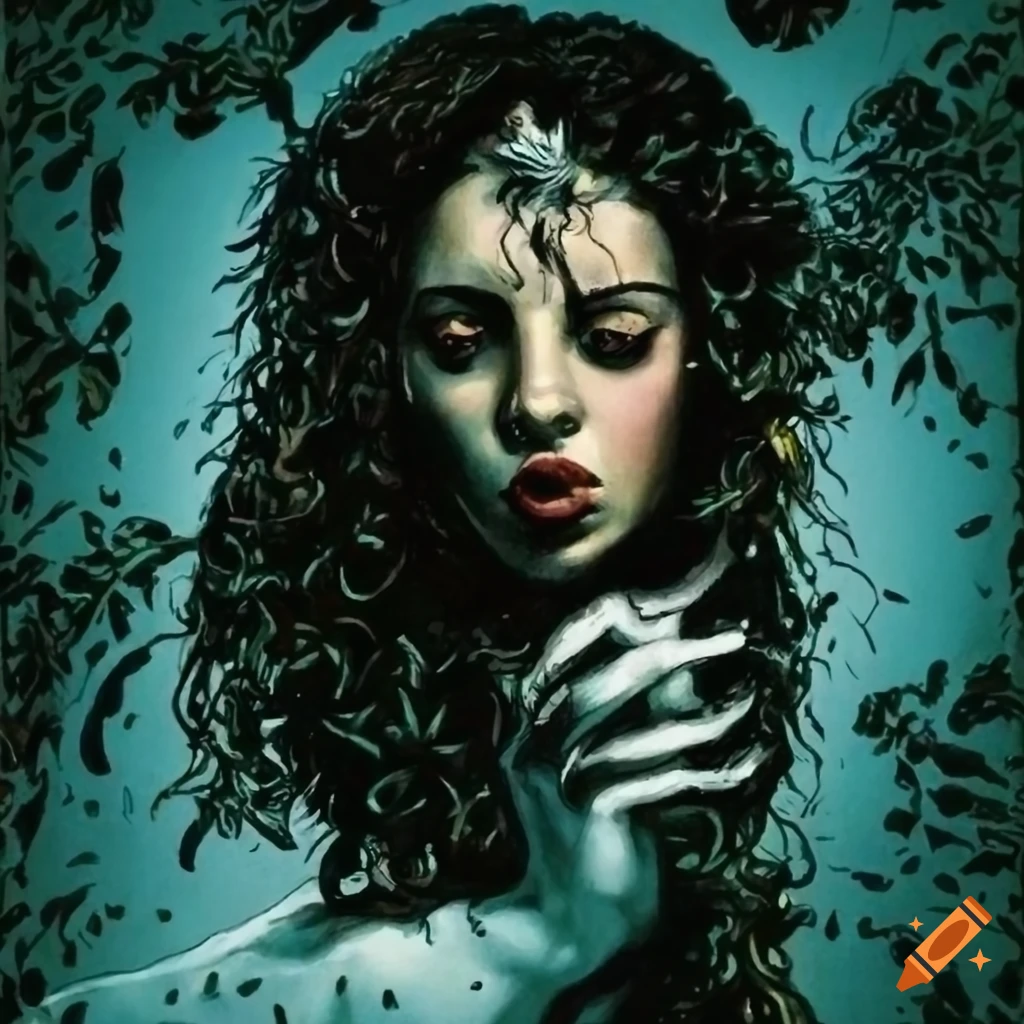 Artwork from noir graphic novel by norman rockwell