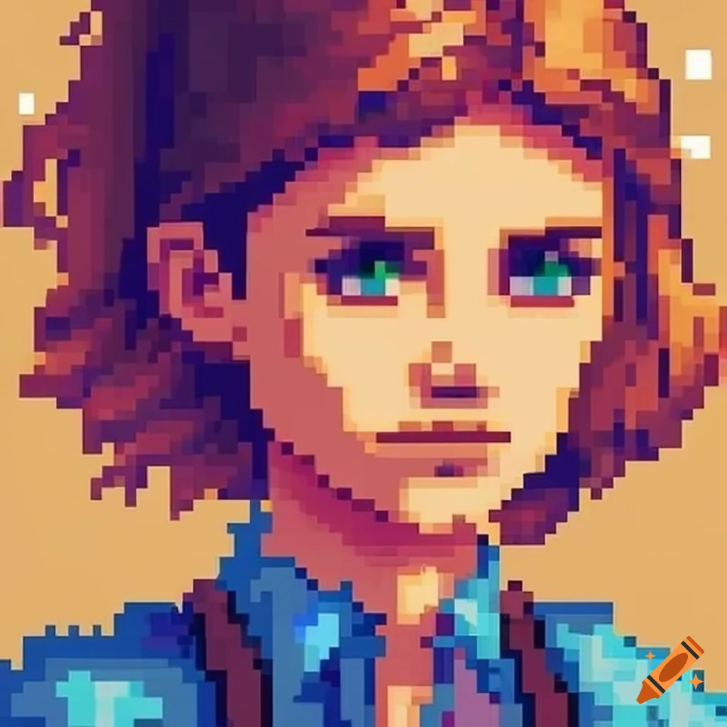 Pixel Art Portrait Inspired By Stardew Valley 3886