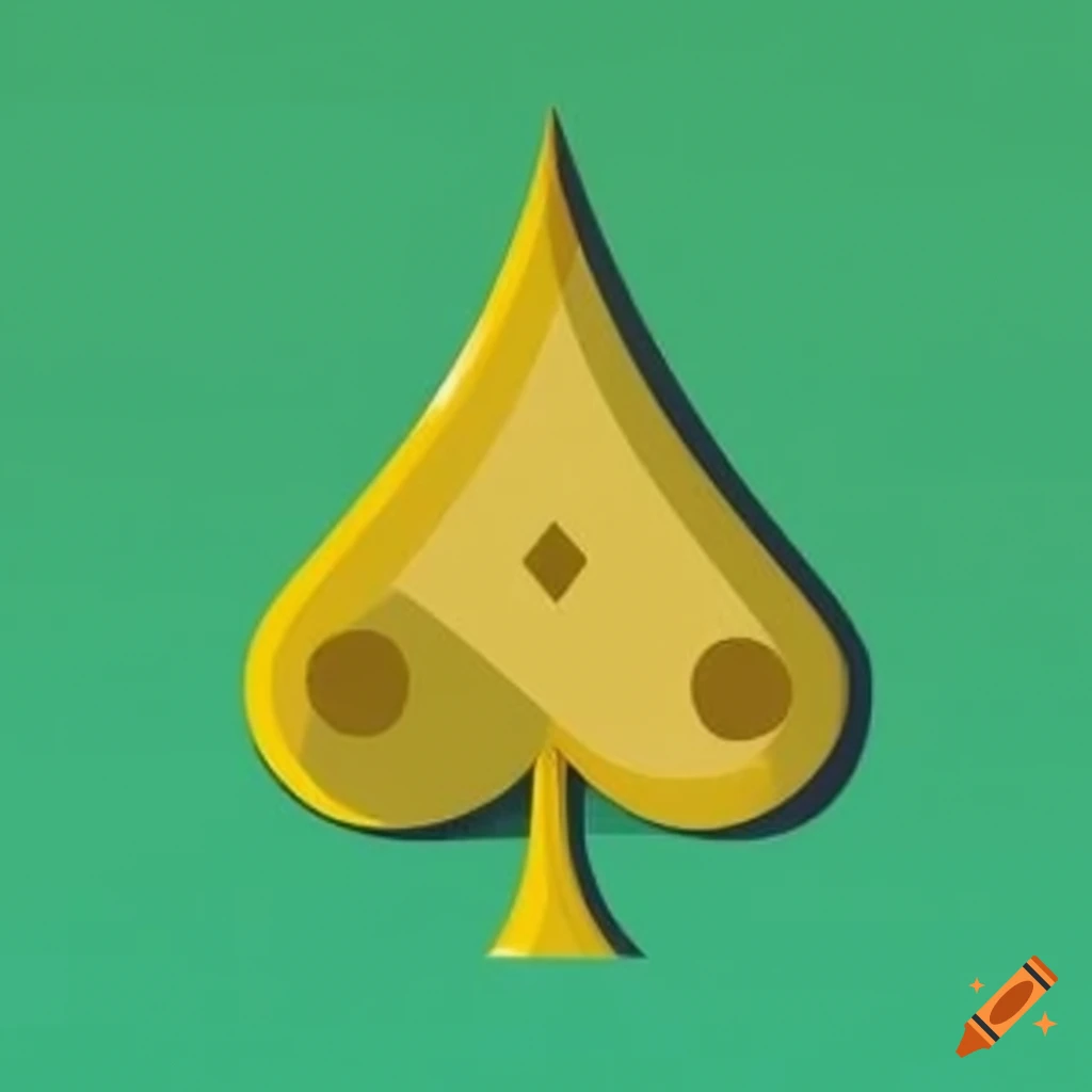 abstract artwork of a yellow spade-shaped eye