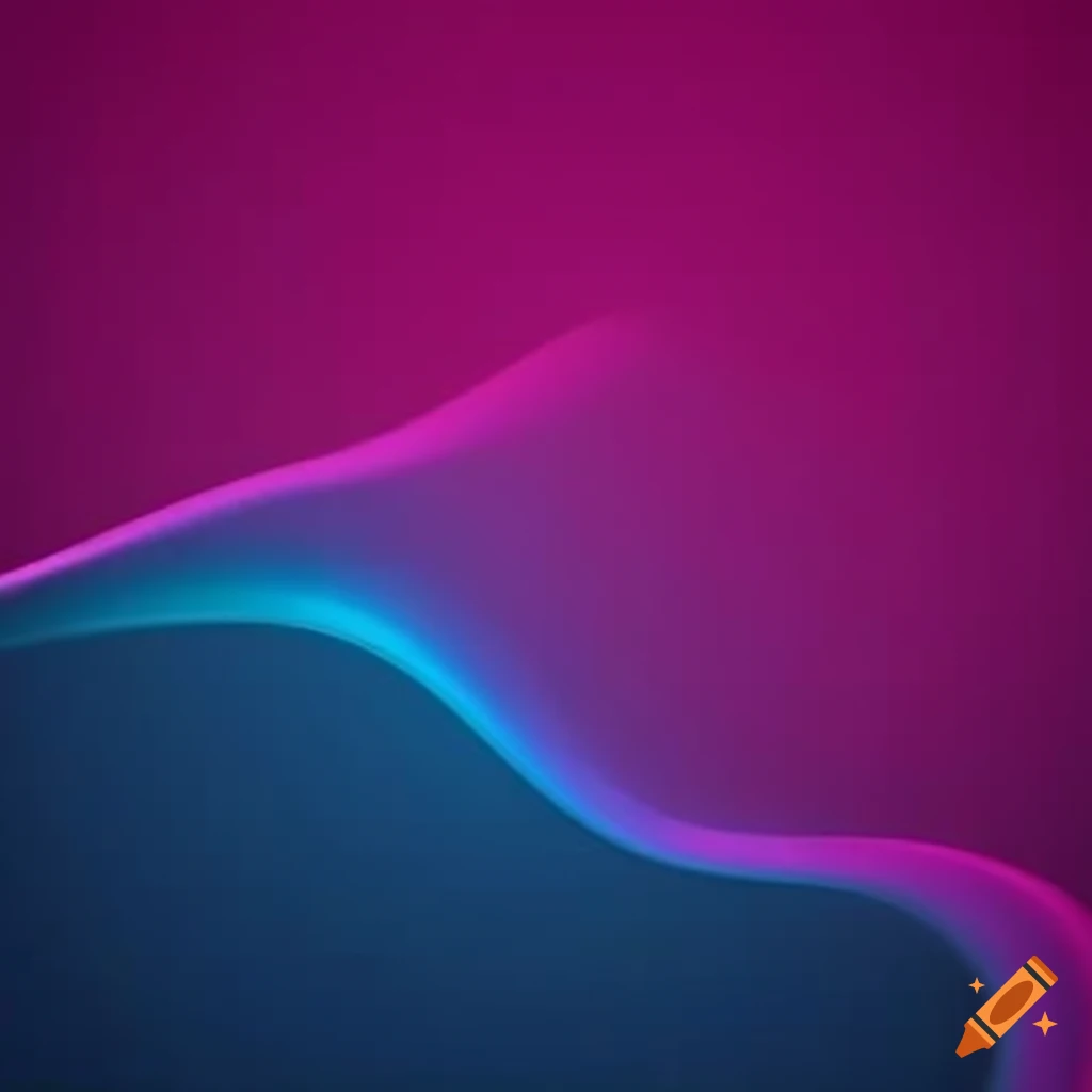 Minimalistic magenta and blue wave design