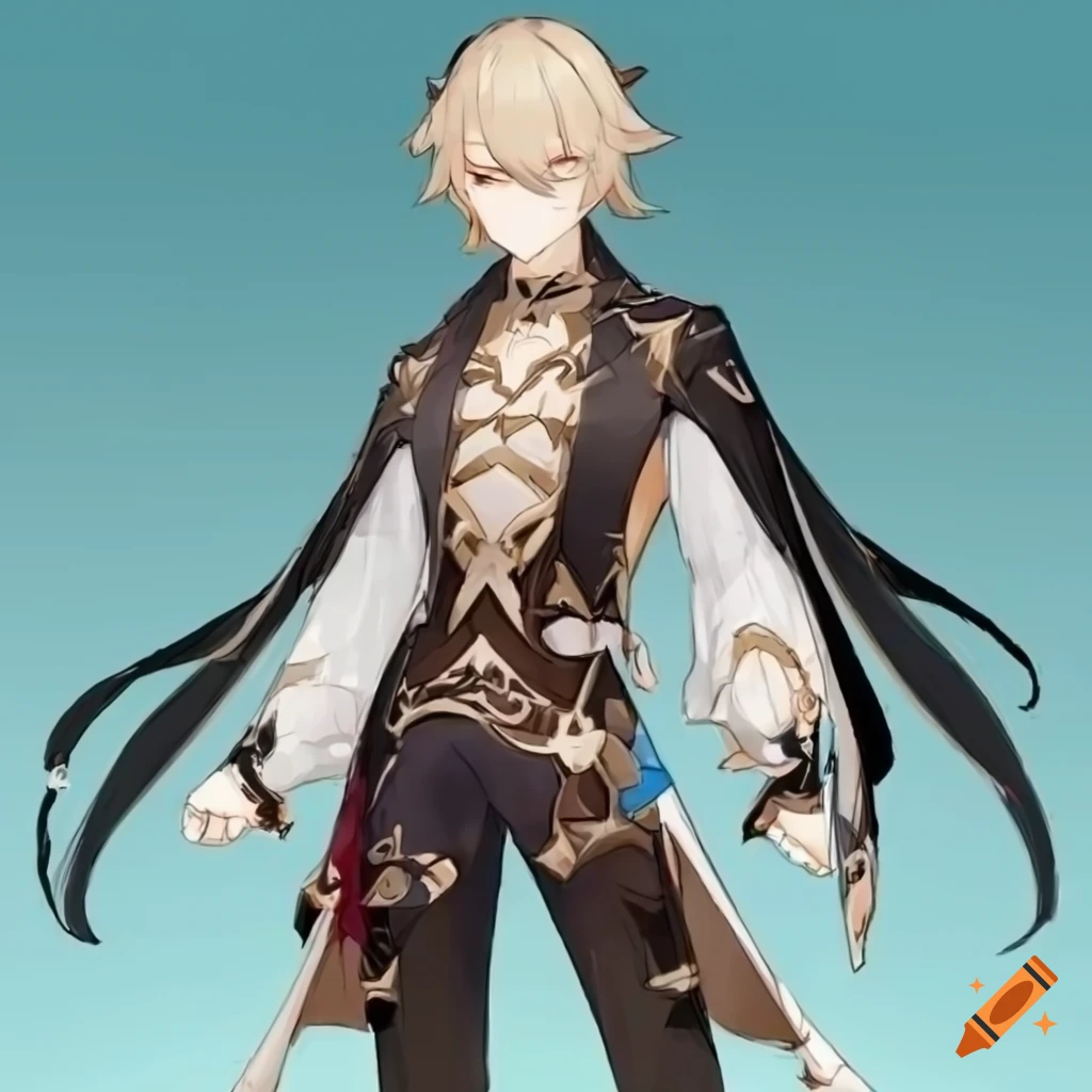 Genshin Impact male character artwork
